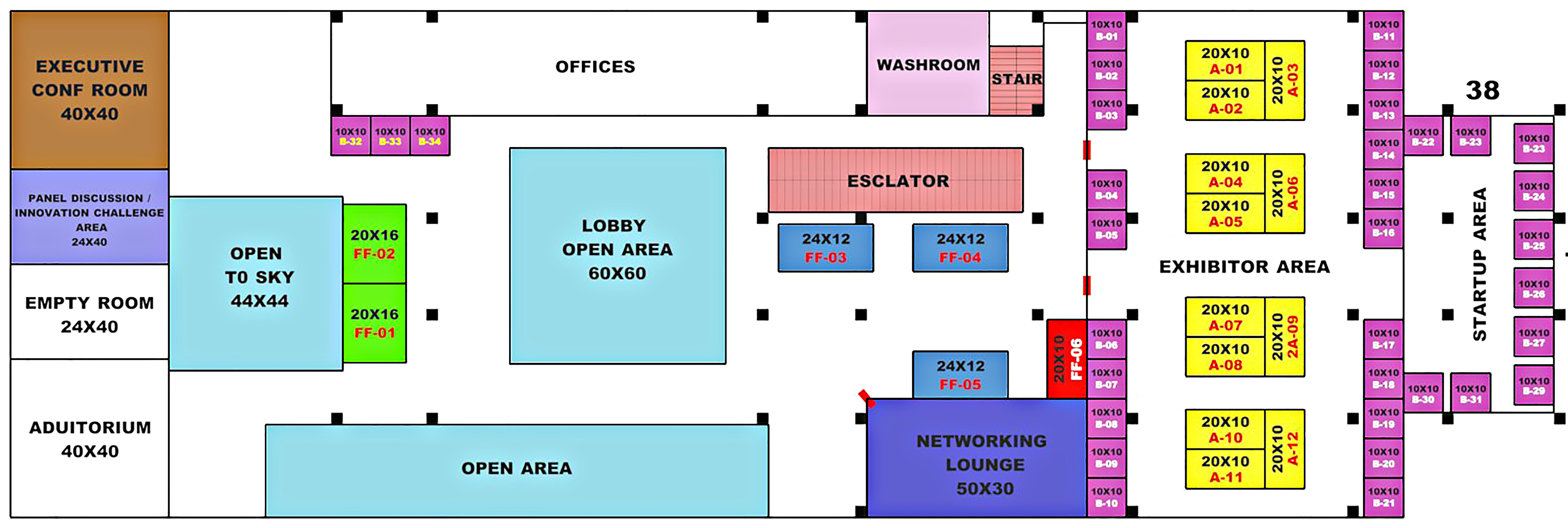 Indus RAS Expo 2026 first floor plan
