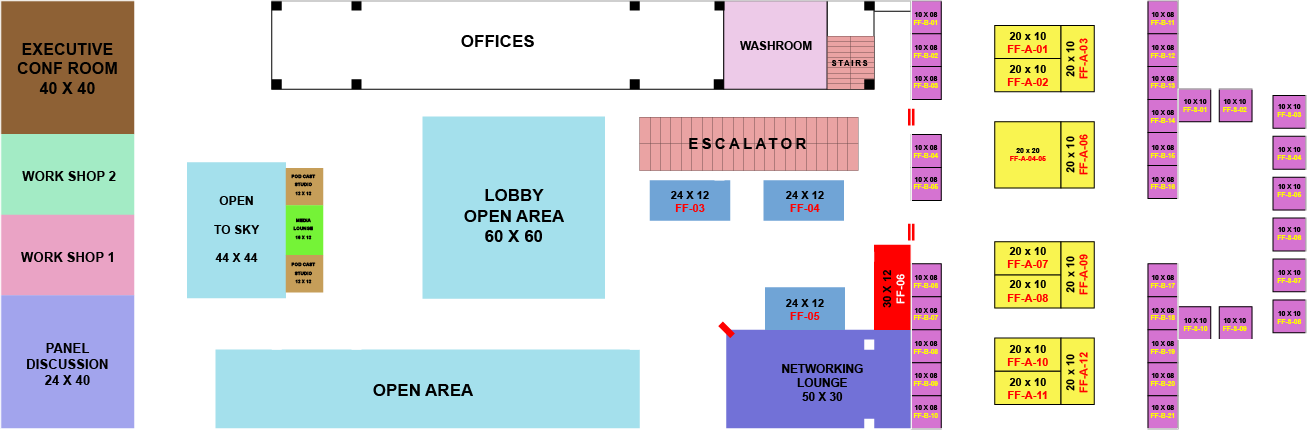 Indus RAS Expo 2026 first floor plan